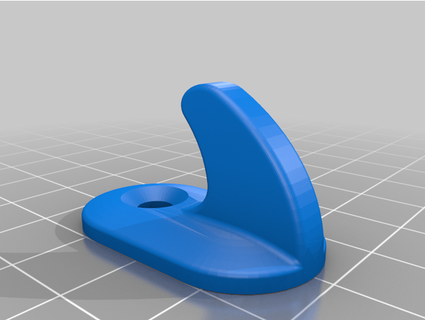 general purpose hook small gordio 3d print model - Mito3D