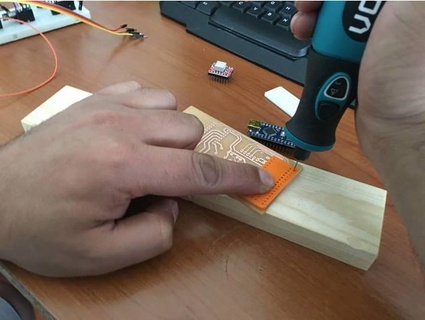 pcb drilling assistant arduino nano icimdengelen 3d print model - Mito3D