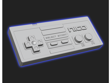 nes control nico exclusive drepxs 3d print model - Mito3D