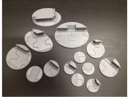 titanstructure titan knight bases basic kalfoxx  3d print model - Mito3D