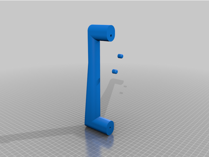 freezer handle mystex 3d print model - Mito3D