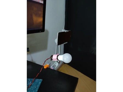 articulating lamp adapter pedro ibs 3d print model - Mito3D