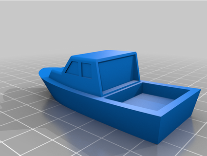weiterer Angeln Boot henryspl 3d print model - Mito3D