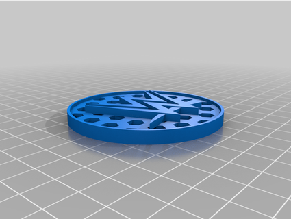 wwe coaster wilson 3d print 3d print model - Mito3D