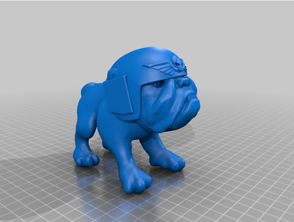 cadian bulldog thruxus 3d print model - Mito3D