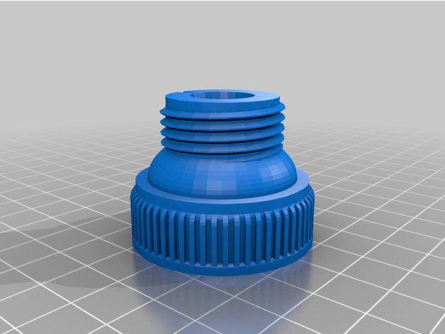 us milk jug hose connector plun 3D print model - Mito3D