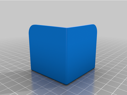 caja esquina soporte protector metropanda 3d print model - Mito3D