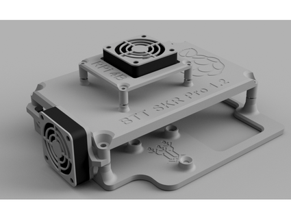 ender 5 plus adaptor plate btt skr pro 11 12 s0cubus 3d print model - Mito3D