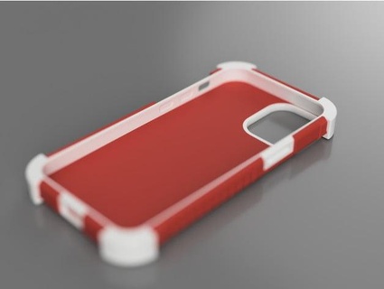 escabroso iphone 12 mini caso funda estrato 3d print model - Mito3D