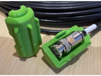 bnc plug cover grrrcro 3d print model - Mito3D