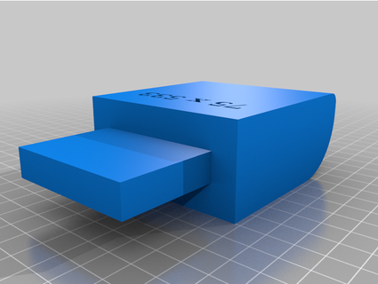 Bloc ponçage ponceuse bande papier heimwerkeruncle 3d print model - Mito3D