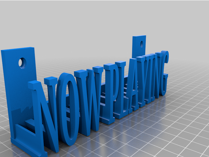 vinil kayıt duvar binmek oynama Nova parıltısı 3d print model - Mito3D