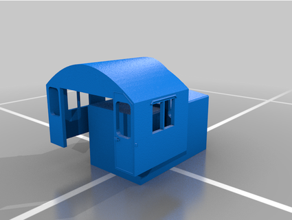 emd lokomotif düşük burun taksi kısa başlık gsy şehri 3d print model - Mito3D