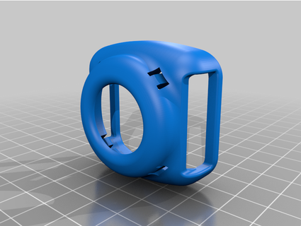 3d printed airtag holder slap wristband 3dadventure 3d print model - Mito3D