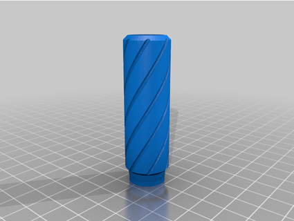 nerf barulhento mpfer solavanco silenciador 3d mah 3d print model - Mito3D