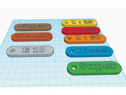 kanister label treibstoffsorten tommy0 3d print model - Mito3D