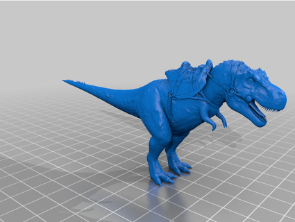 ark rex saddled xenomorph636 3d print model - Mito3D