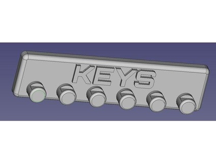 keys holder mendukt  3d print model - Mito3D