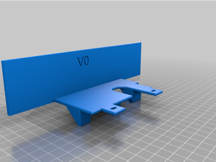 Voron v0 yarım geri panel smolboi 3d print model - Mito3D