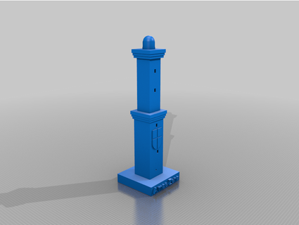 Lanterna di Genua Leuchtturm Beziehungsbyte 3d print model - Mito3D