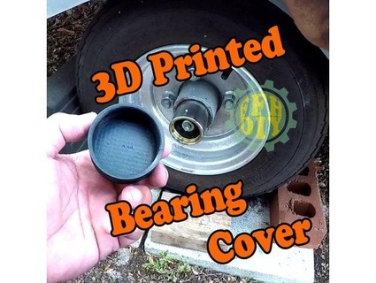 trailer wheel bearing protector dust cover floridafishhunter 3d print model - Mito3D