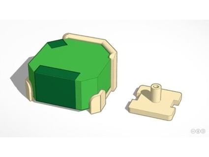 soporte ac zigbee regulador intensidad controlador gira empujar botón lobo 3d print model - Mito3D