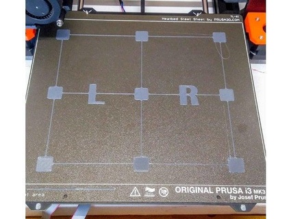 schlank 3x3 Bett Niveau Kalibrierung meisteredel 3d print model - Mito3D