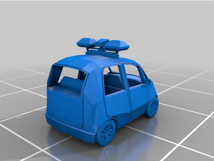 police voiture elnuvoldesign 3d print model - Mito3D