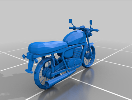 motorcycle 1 elnuvoldesign 3d print model - Mito3D