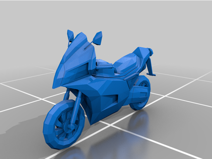 motorcycle 2 elnuvoldesign 3d print model - Mito3D