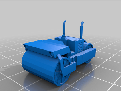 road roller elnuvoldesign 3d print model - Mito3D