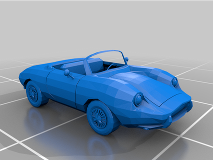 convertible car elnuvoldesign 3d print model - Mito3D