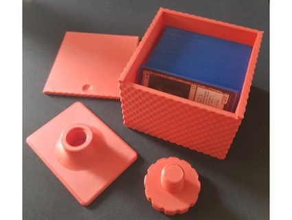 keep foil edh deck flat press + box sploooosh 3d print model - Mito3D