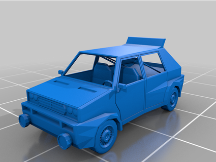 delta voiture elnuvoldesign 3d print model - Mito3D