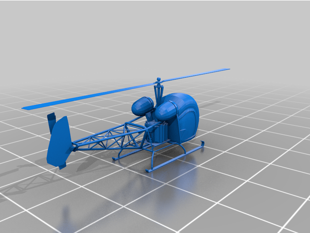 helicopter elnuvoldesign 3D print model - Mito3D