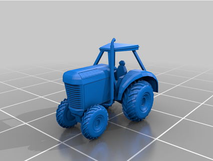 traktör elnuvoldesign 3d print model - Mito3D