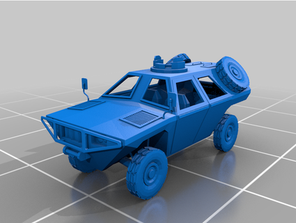 4x4 mil vehicle elnuvoldesign 3d print model - Mito3D
