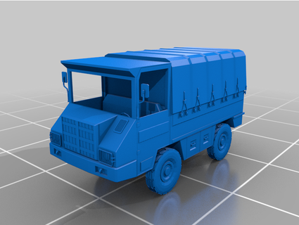 mil camión elnuvoldesign 3d print model - Mito3D