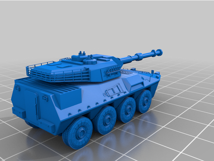 mil ligero blindado vehículo elnuvoldesign 3d print model - Mito3D