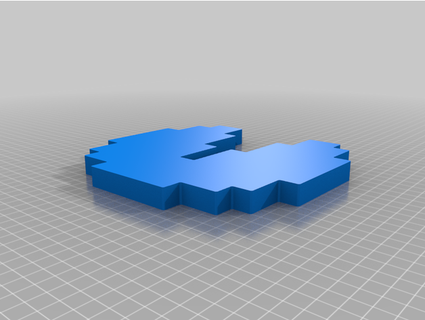 Pac Man Facile point yutr0n 3d print model - Mito3D
