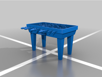 Football table elnuvoldesign 3d print model - Mito3D