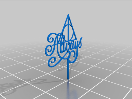 cake topper always paninithecat 3d print model - Mito3D