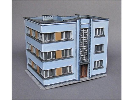 modernista cittadina Casa 5 pregare 3d print model - Mito3D
