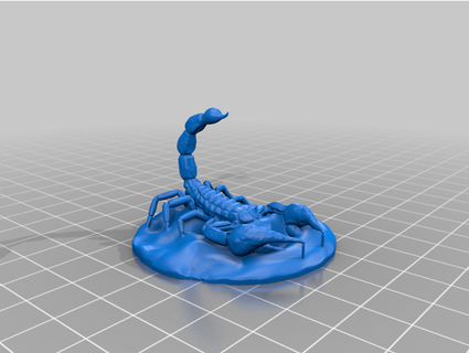 gigante escorpião oficina sonhos acordados 3d print model - Mito3D
