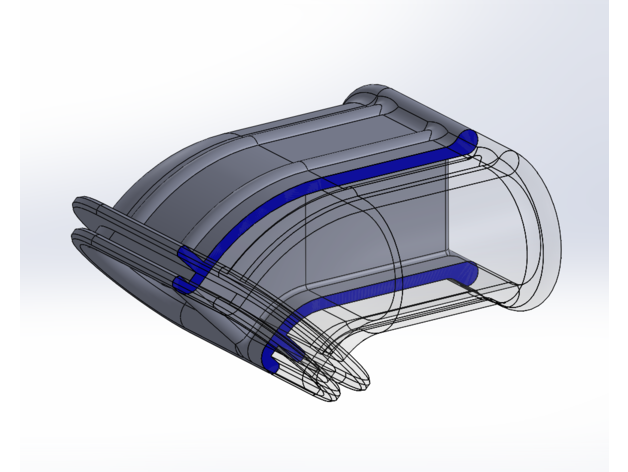 aire consumo manguera tubo respirador rx style aprilia rs 125 2t artrusión 3D print model - Mito3D