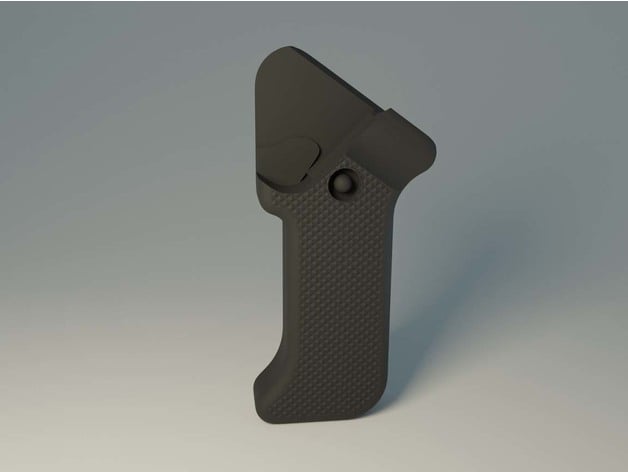e-11 blaster grip remix rayabear's zaprowsdower 3D print model - Mito3D