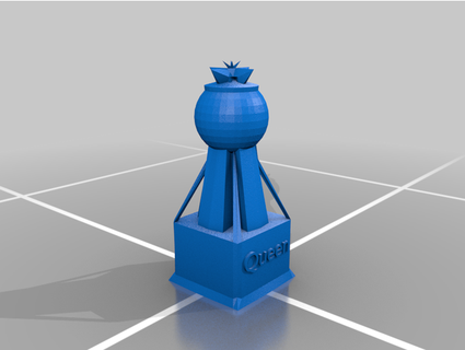 queen chess piece onisilux 3d print model - Mito3D