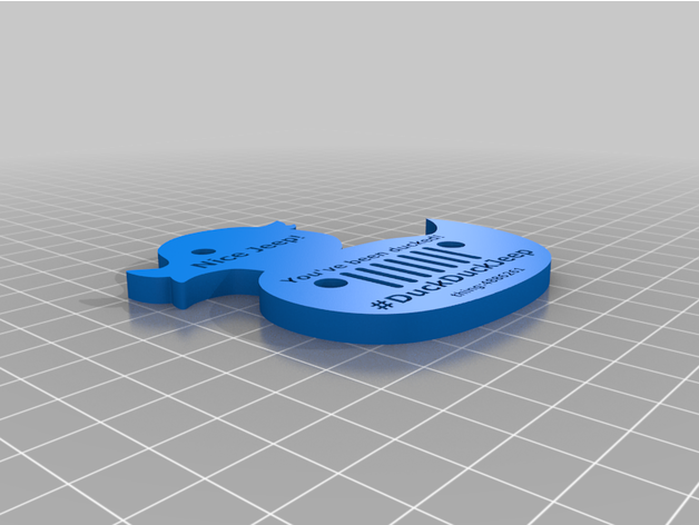 anatra jeep etichetta esh81 3D print model - Mito3D
