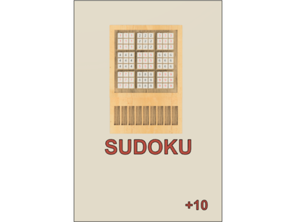 juego de mesa - sudoku leticiadp92 3d print model - Mito3D
