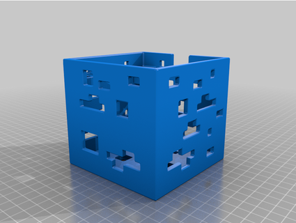 pi 4 Minecraft Server roter Stein Fall Mantel tonyshields 3d print model - Mito3D